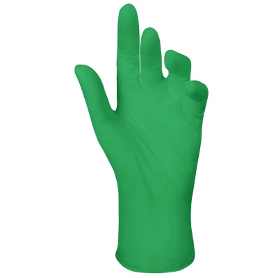 Grüner Untersuchungshandschuh